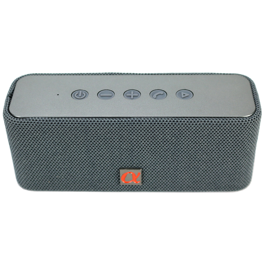 Alphasonik MIGHTY Wireless Portable Bluetooth 4-Ohm Speaker - Grey *NEW*